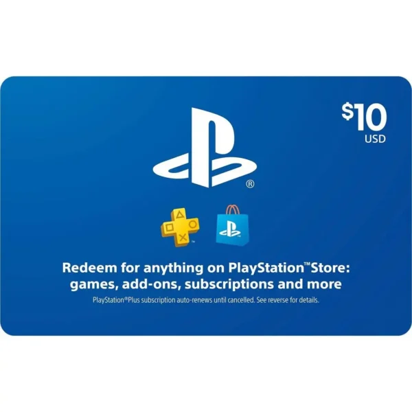 PlayStation Store Gift Card $10